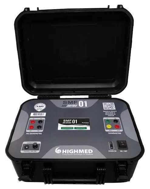 Highmed SMF-01 — miliohmímetro e terrômetro